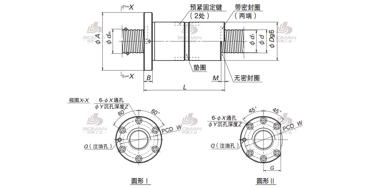 DFD5020-3-NSK MPFD滚珠丝杠