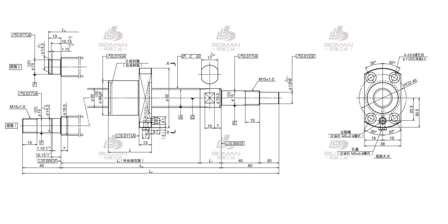 PSS2030N1D0508-FSS滚珠丝杠