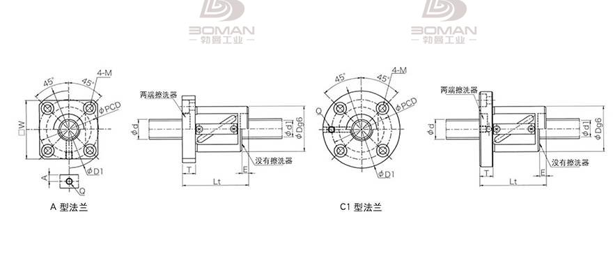 KURODA GR2505BS-AALR 黑田精工丝杆选型
