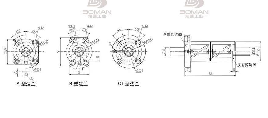 KURODA GR2508DD-AAPR 黑田丝杆图纸