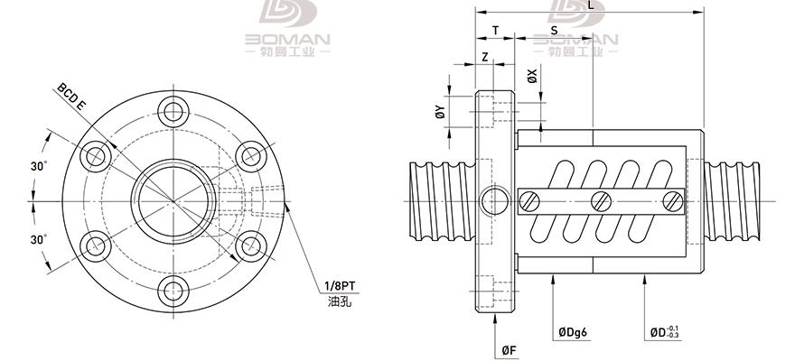 HIWIN上银 OFSW hiwin丝杆规格型号