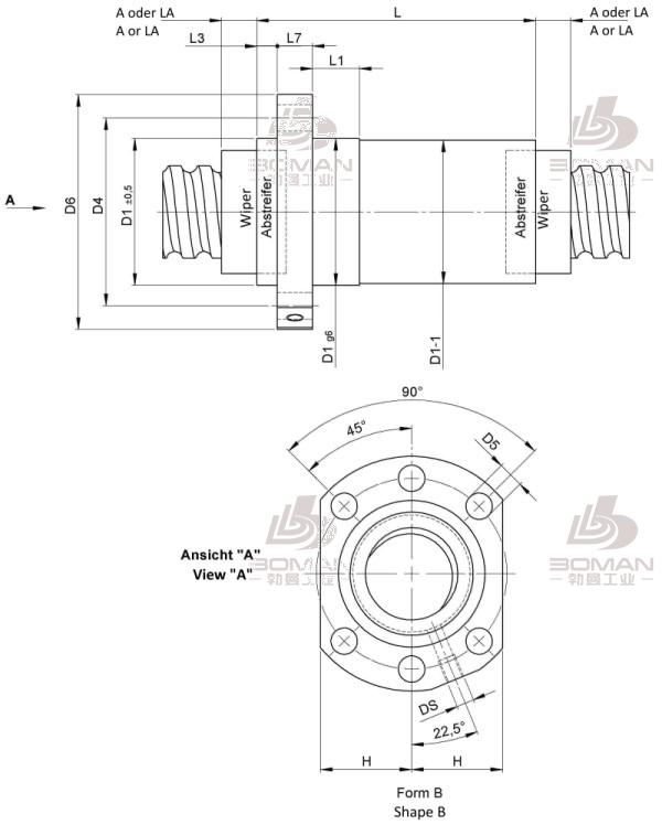 STEINMEYER施坦梅尔 2526/15.25.3,5.3E steinmeyer丝杠钢珠