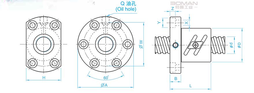 TBI SFT02510-2.5 tbi丝杆中国官网