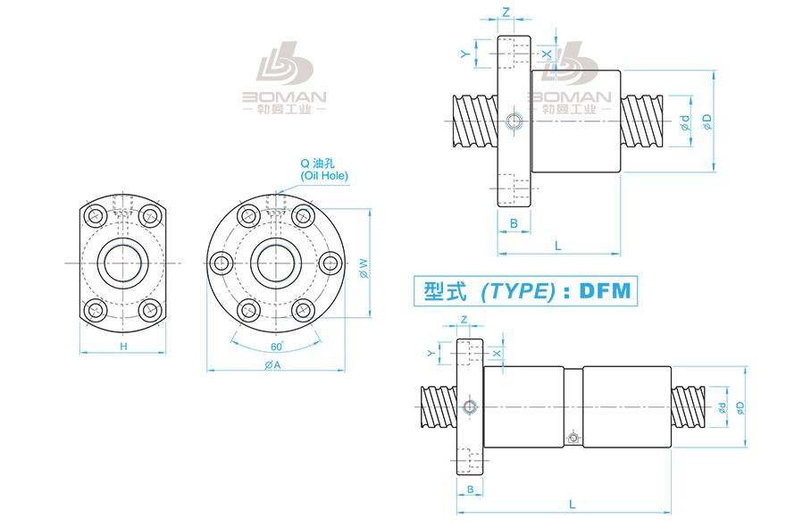 TBI SFM03205-4 tbi丝杆制造厂家