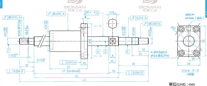 TBI XSVR01510B1DGC5-571-P1 tbi丝杆怎么区分正品