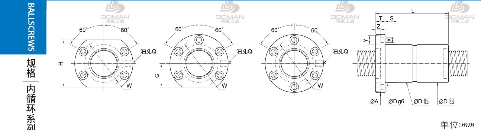 PMI FDIC3212-3 pmi滚珠丝杠小径