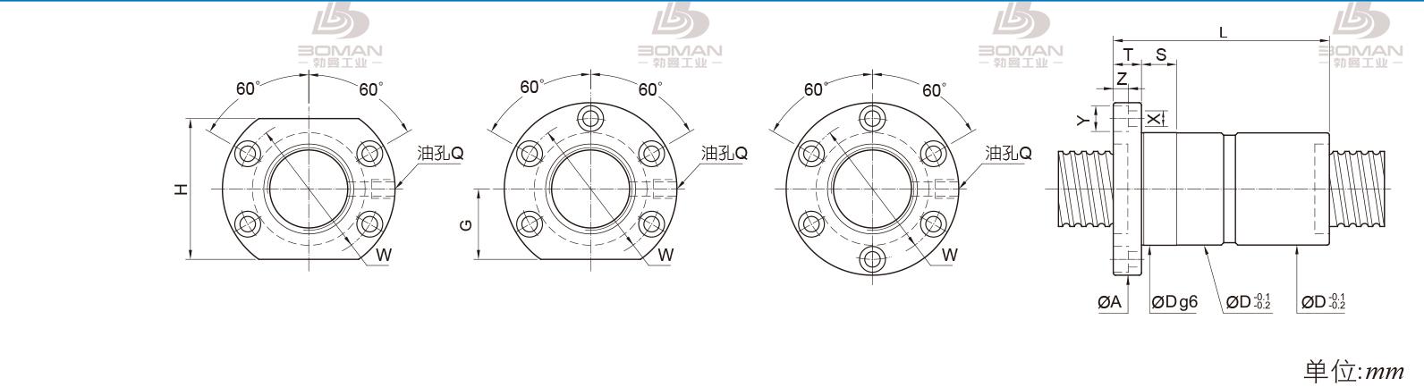 PMI FDIC4008-8 pmi滚柱丝杆