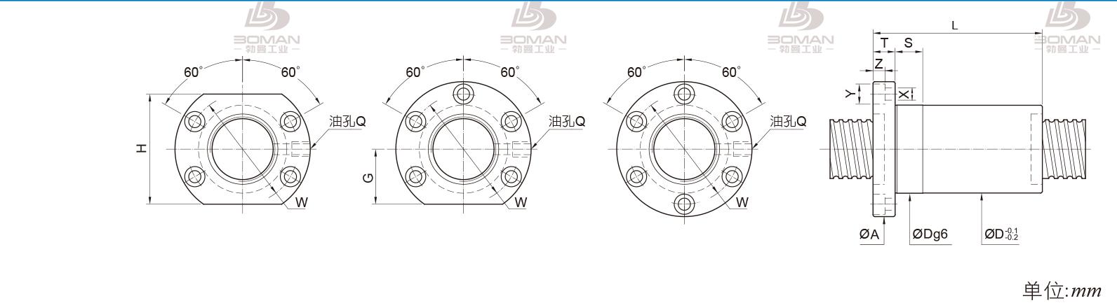 PMI FOIC6312 pmi滚珠丝杆规格怎么看