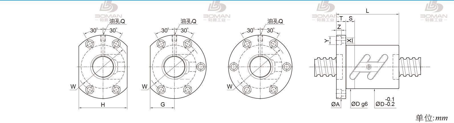 PMI FSWC2505-5 pmi丝杆广东代理商