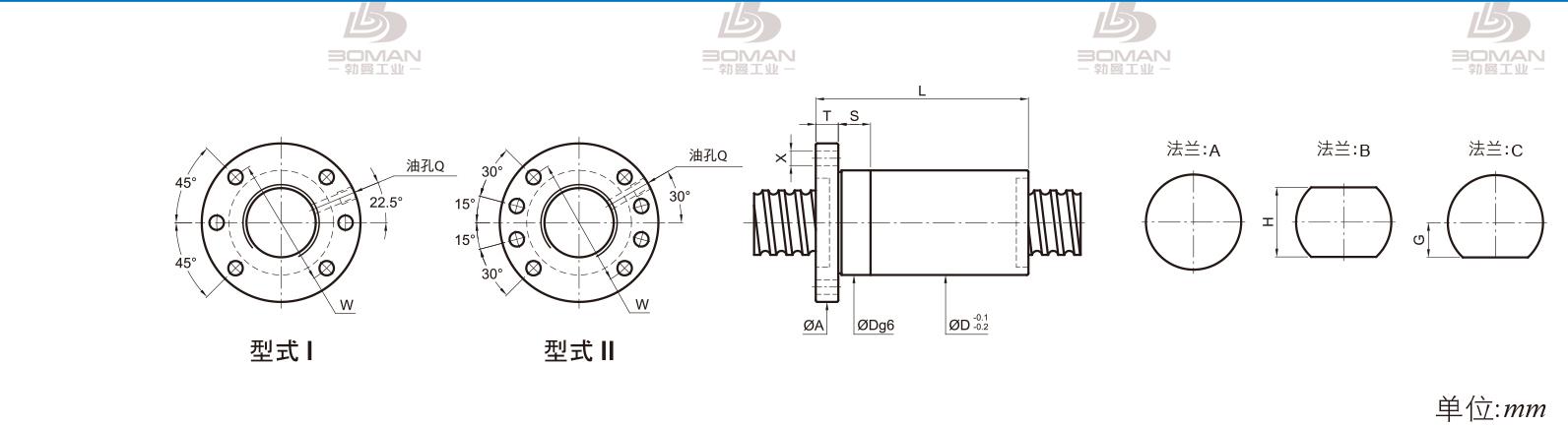 PMI FSDC2505-4 pmi滚珠丝杠是啥意思