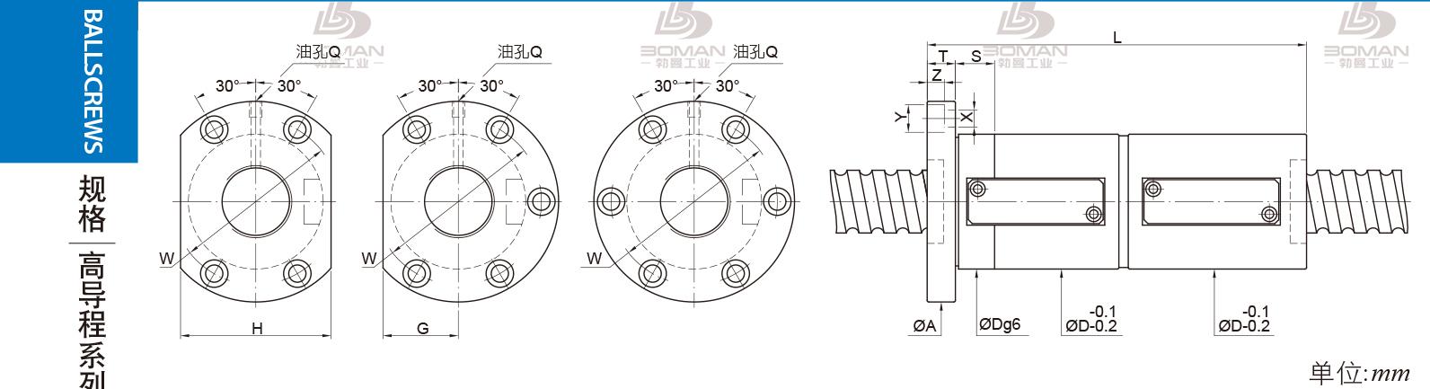 PMI FDWE10020-3.5 pmi丝杠型号编写