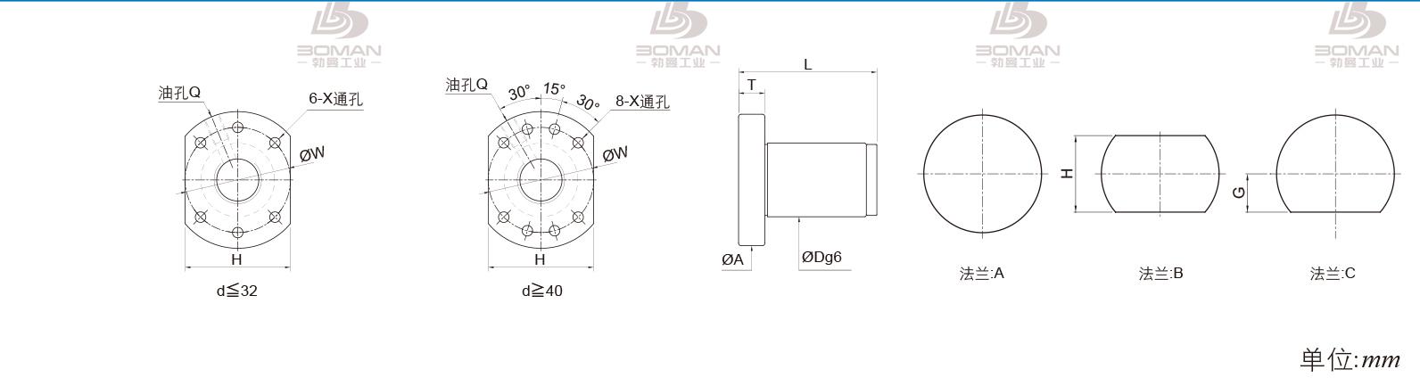 PMI FSDU3210C-4.0P PMI丝杆是什么品牌