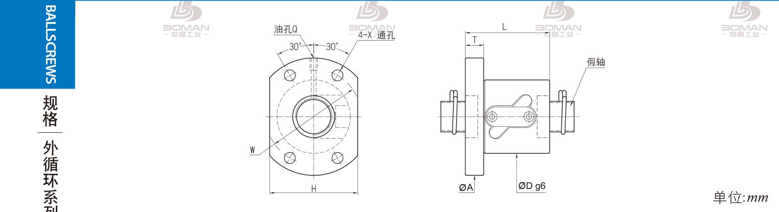 PMI FSWW2805B-3.0P 丝杆PMI官网