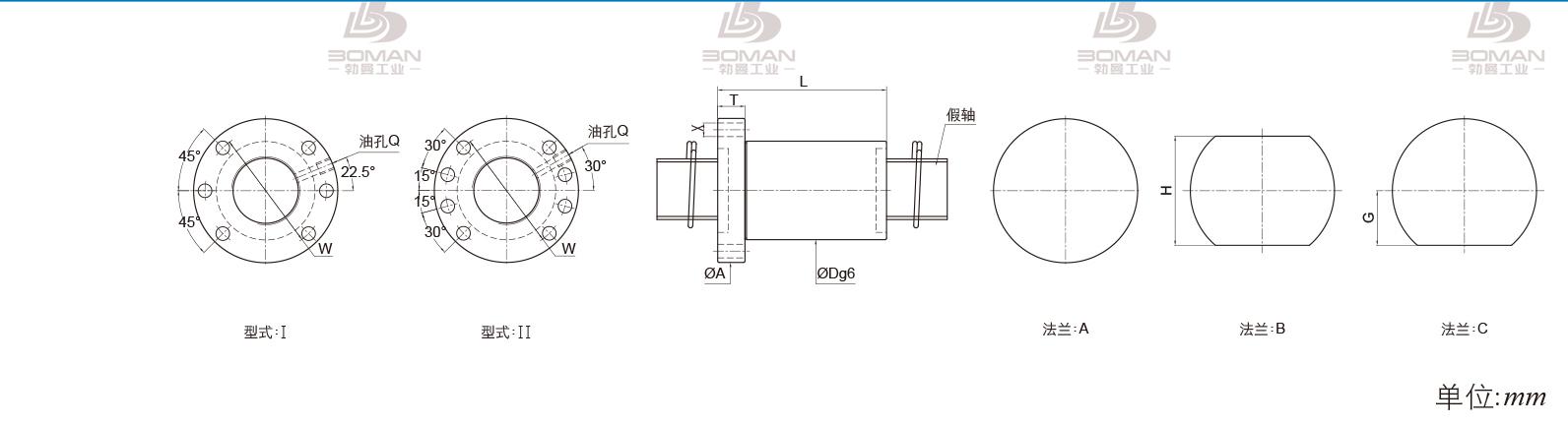 PMI FSDW1520B-2.0P pmi滚珠丝杆维修