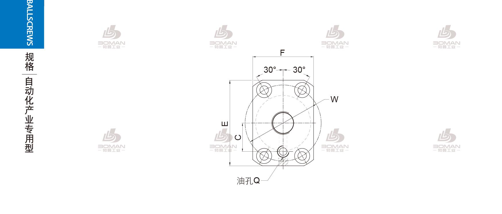 PMI PTR1520T2C7S-1100 PMI丝杠反相器更换