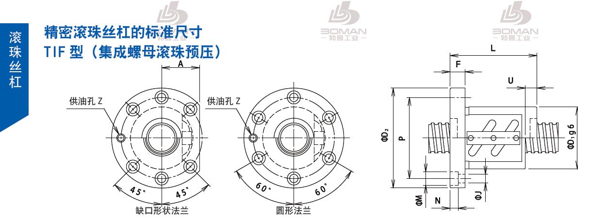 TSUBAKI 32TIFC8 tsubaki 丝杠