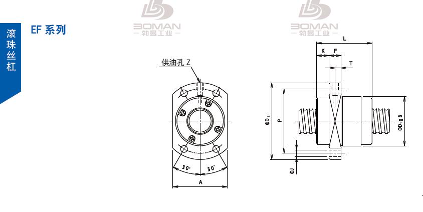 TSUBAKI 16EF1Q32 丝杆 tsubaki