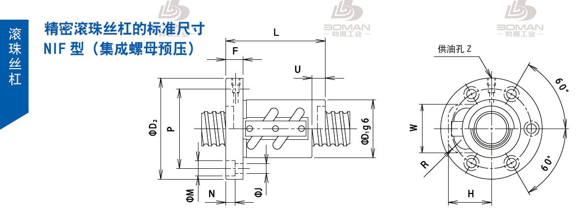 TSUBAKI 40NIFM5 日本丝杠tsubaki