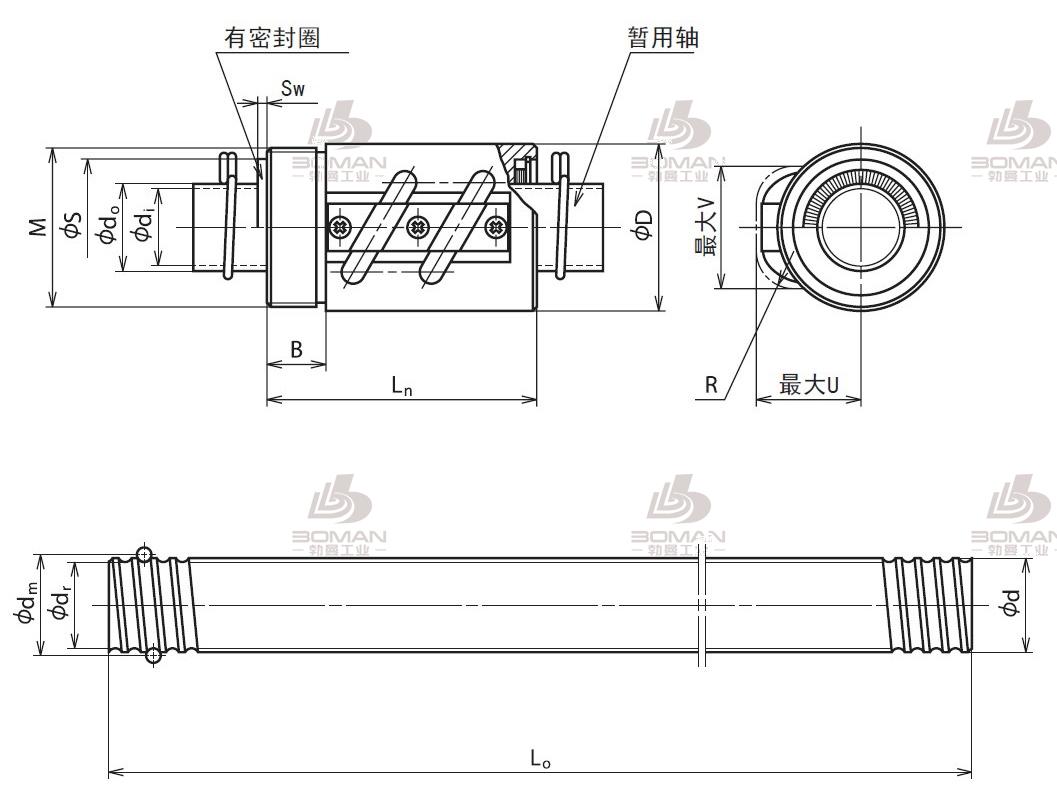 NSK RNCT5010A7S-RNCT滚珠丝杠