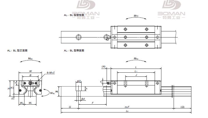 NSK RA300560BLC2B02K53-NSK滚柱导轨